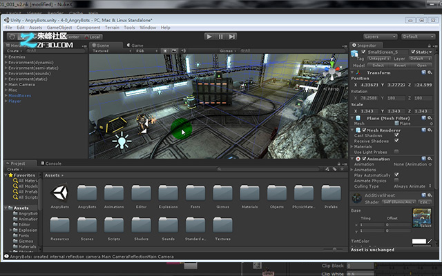 unity3d界面及操作