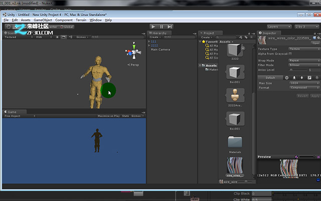 unity3d模型和材质的导入