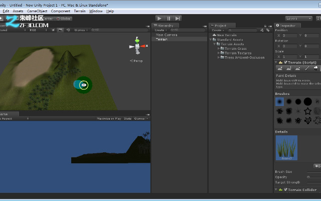 unity3d地形编辑器