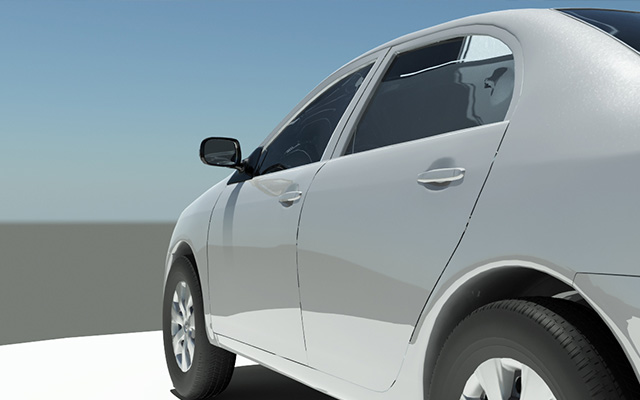 3dmax汽车建模后视镜制作