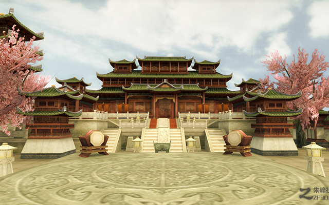古代游戏场景建模基本搭建