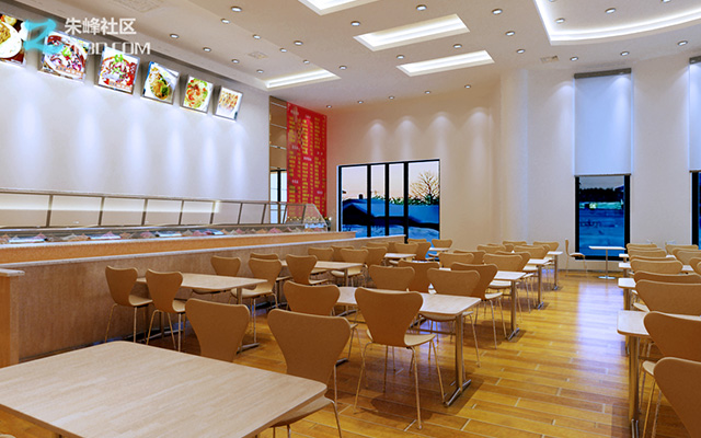 公装饭店效果图