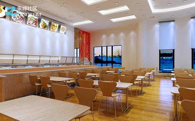 餐厅效果图建模部分3