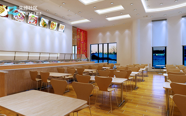 餐厅效果图建模部分2