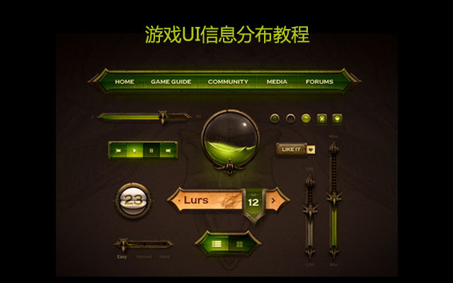 游戏UI信息分布教程