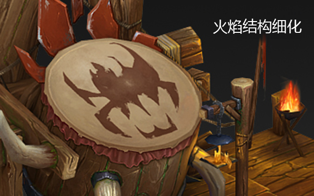 火焰结构细化