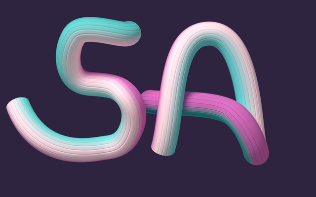 C4D制作牙膏字海报教程