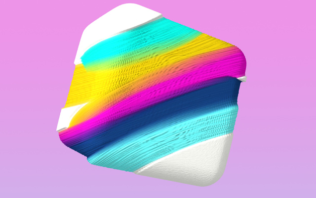 C4D置换小方块海报教程