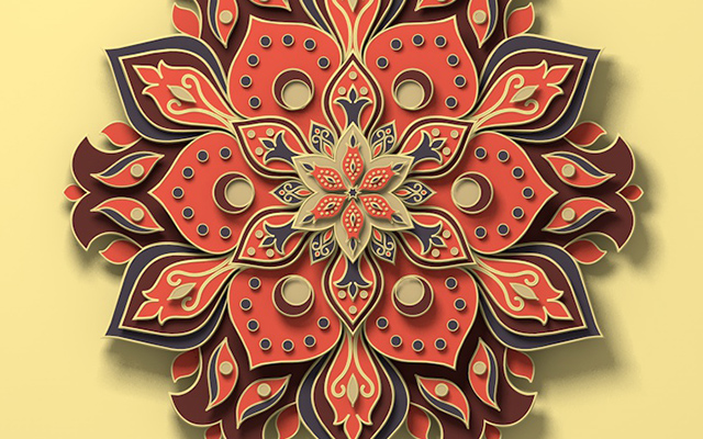 C4D结合AI制作花朵海报教程
