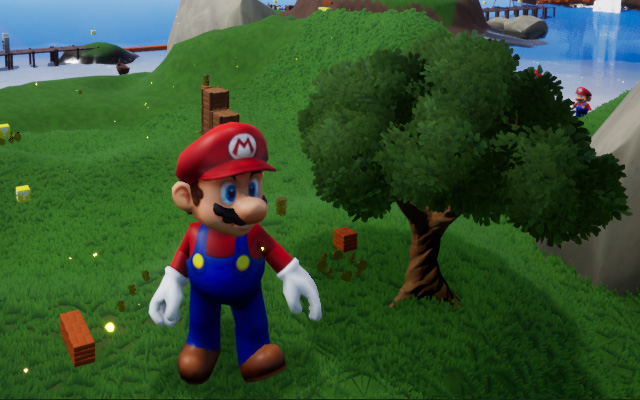ue4蓝图让红蘑菇随机行走并变大主角