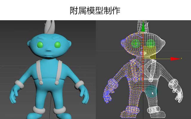 附属模型制作