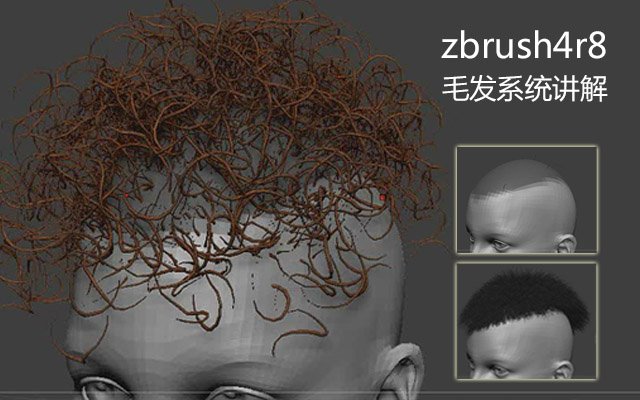 zbrush4r8毛发系统讲解
