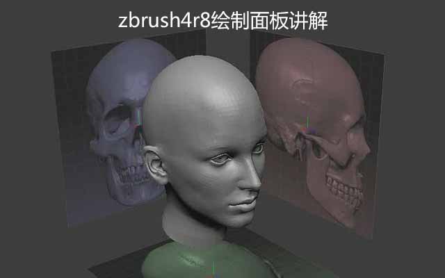 zbrush4r8绘制面板讲解