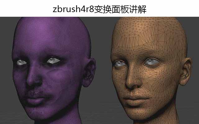 zbrush4r8变换面板讲解